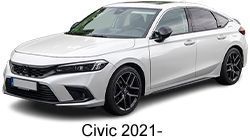 Navigatie android auto Honda Civic 2021-