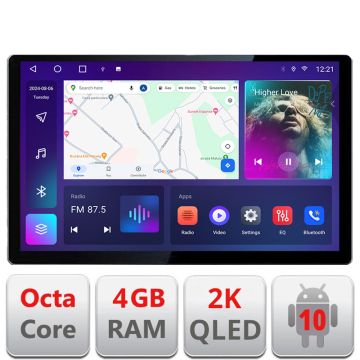 Navigatie VW PQB Qled 2K Octa Core 4+64 LTE 4G DSP Wifi 5Ghz android auto carplay radio gps internet EDT-E413-2K