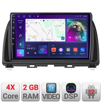 Navigatie Mazda CX-5 2012-2016 A-212  2+32 GB Android Waze USB Navigatie Internet Youtube Radio