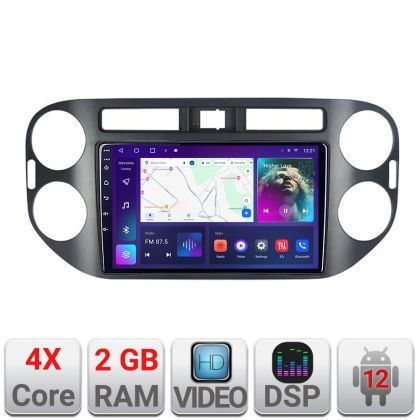 Navigatie VW TIGUAN si Golf Plus 2007-2011 2+32 GB Android Waze USB Navigatie Internet Youtube Radio