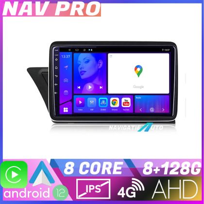 Navigatie Audi A4 A5 B8 cu MMI3G EDOTEC-LITE Android Ecran 720P Octa Core 8 128 Carplay