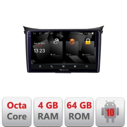 Navigatie Hyundai I30 2011-2016 Android Octa Core 720p 4+64 DSP 360 camera carplay android auto