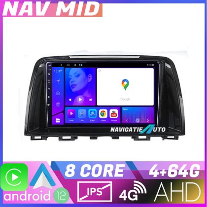 Navigatie Mazda 6 2013 2017 KIT 223 EDOTEC-LITE Android Ecran 720P Octa Core 4 64 Carplay