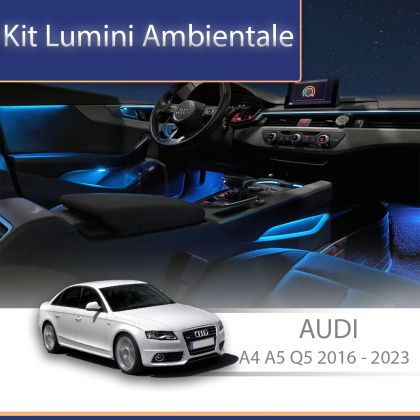 Lumini Ambientale NIGHTVIBE Audi A4 A5 Q5 B9 2016-2023 spatar scaune dedicate control telefon sau sistem original