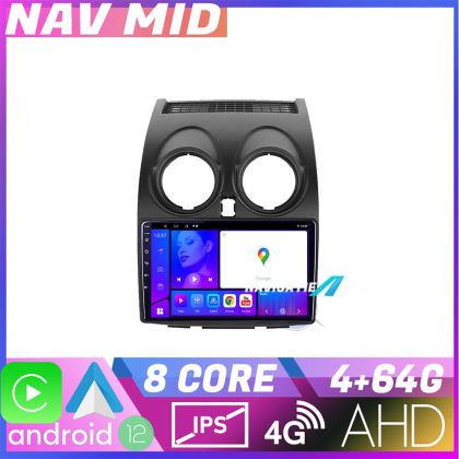 Navigatie Nissan Qashqai KIT 499 EDOTEC-LITE Android Ecran 720P Octa Core 4 64 Carplay