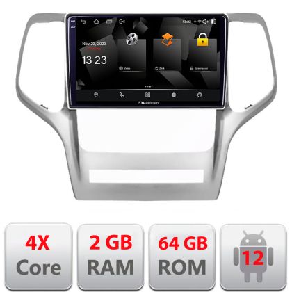 Navigatie Jeep Gran Cherokee 2011-2013 5230-GRCHE Android Ecran 720P Quad Core 2+64 carplay android auto