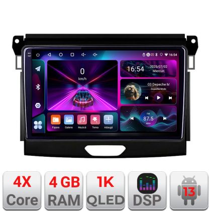 Navigatie Ford Ranger A-574  4+64 InCell Display 1K Android Waze USB Navigatie Internet Youtube Radio