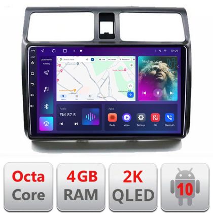 Navigatie Suzuki Swift 2003-2010 C-swift Android Octa Core Ecran 2K QLED GPS 4G 4+32GB 360 KIT-SWIFT+EDT-E410-2K