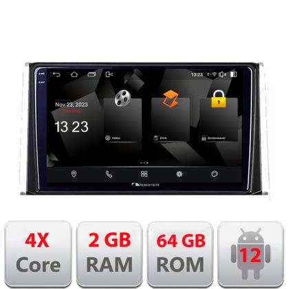 Navigatie Toyota Auris 2017- 5230-AURIS  Android Ecran 720P Quad Core 2+64 carplay android auto
