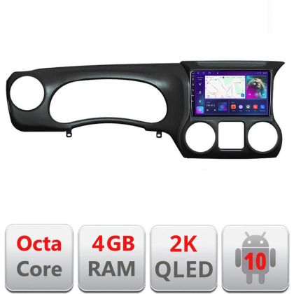 Navigatie Jeep Wrangler 2011-2014 Manual C-WR Android Octa Core Ecran 2K QLED GPS 4G 4+32GB 360 KIT-WR+EDT-E410-2K