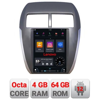 Navigație dedicată Tip Tesla Mitsubishi ASX Radio gps internet Qualcomm 8X 8+128 360 4G carplay android auto  GB Kit-tesla-026+ULTRA-9.7-8+128