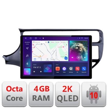 Navigatie dedicata Kia Rio N-504 Edonav ecran 13" 2K 4+32 Android Waze USB Navigatie 4G 360 Toslink Youtube Radio KIT-504 si EDT-