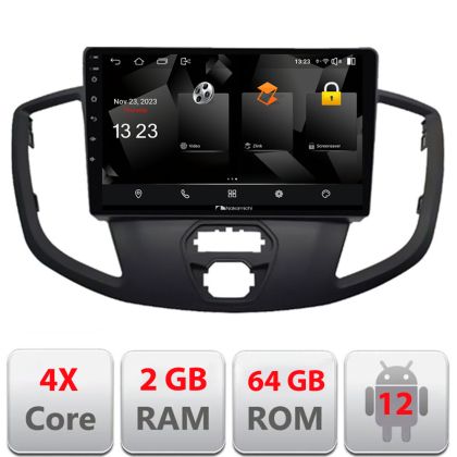 Navigatie Ford Transit V363 2015-2021 Android radio gps internet quad core 2+64 carplay android auto