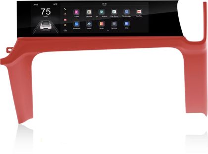 Player multimedia auto Android de 15 inch pentru Porsche Cayenne 2018-2023, sistem de divertisment cu ecran inteligent pentru copilot, monitor de navigație