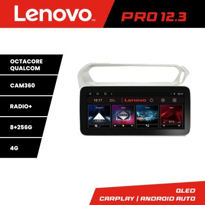 Navigatie Peugeot 301 Citroen K-Elisee K-301 Lenovo PRO 8+256 12.3 inch qled android 4G DSP gps internet S v1
