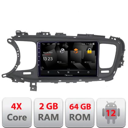 Navigatie Kia Optima 2014-2015 Android Ecran 720P Quad Core 2+64 carplay android auto