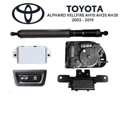 Sistem de ridicare și închidere portbagaj automat din buton și cheie Toyota Alphard Vellfire AH10 AH20 AH30 2003-19
