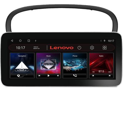 Navigatie Peugeot 607 Lenovo PRO 8+256 12.3 inch qled android 4G DSP gps internet  Kit-607