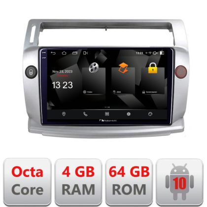 Navigatie Citroen C4 Quad Core 5510-088 Android Octa Core 720p 4+64 DSP 360 camera carplay android auto