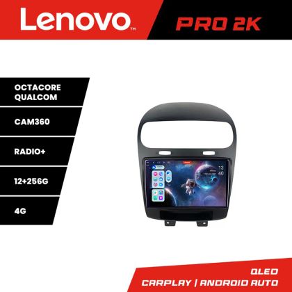 Navigatie Fiat Freemont Dodge Journey 2012-2019 Android radio gps internet 8 core QLED 2K 12+256 360 Lenovo v1