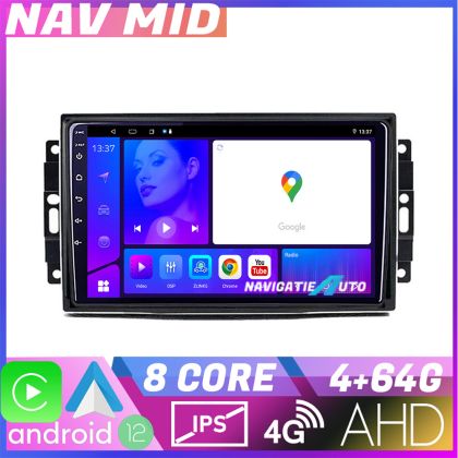 Navigatie Chrysler Jeep KIT 202 EDOTEC-LITE Android Ecran 720P Octa Core 4 64 Carplay v1