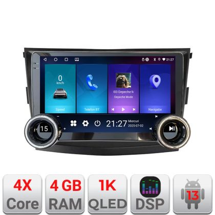 Navigatie  SsangYong Tivoli 2015-2019 Edotec  4+64 10.5 inch Incell 1K android Wifi 5Ghz gps internet  Kit-tivoli2015