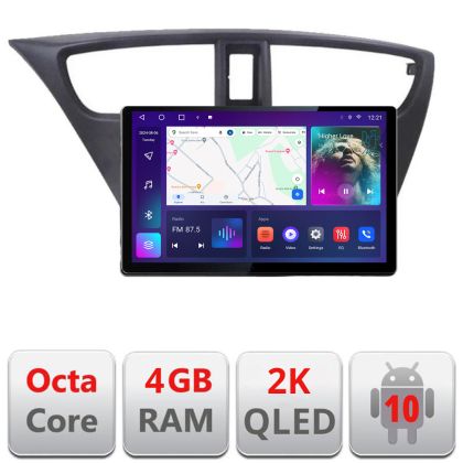 Navigatie dedicata Honda Civic 2012-2016 N-CIVIC Edonav ecran 13" 2K 4+32  Android Waze USB Navigatie  Internet Youtube Radio
