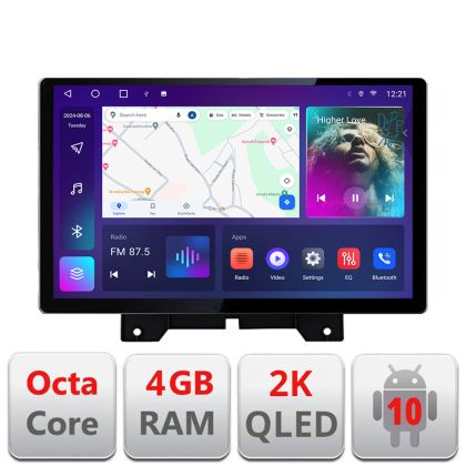 Navigatie dedicata Range Rover Sport 2005-2010 Edonav ecran 13" 2K 4+32 Android Waze USB Navigatie 4G 360 Toslink Youtube Radi