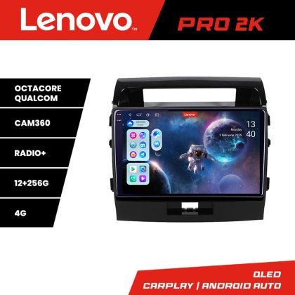 Navigatie Toyota LandCruiser 2008-2015 Lenovo Kit-381 8 core QLED 2K 12+256 360 Android Waze USB Navigatie Internet Youtube Radio v1