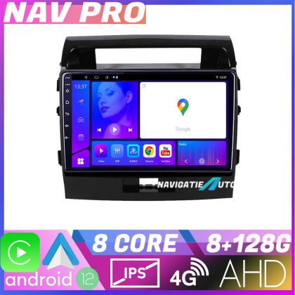 Navigatie Toyota LandCruiser 2008 2015 KIT 381 EDOTEC-LITE Android Ecran 720P Octa Core 8 128 Carplay v1
