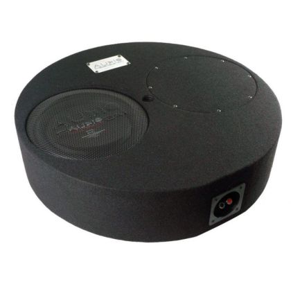 Subwoofer pasiv cu incinta 14L Audio-Systems SUBFRAME R10 FLAT EVO3-D4, 300 watts, 2 ohm, 250 mm, 10", roata de rezerva
