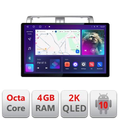 Navigatie dedicata Toyota Landcruiser J150 Prado 2014-2017 N-065 Edonav ecran 13" 2K 4+32 Android Waze USB Navigatie 4G 360 To
