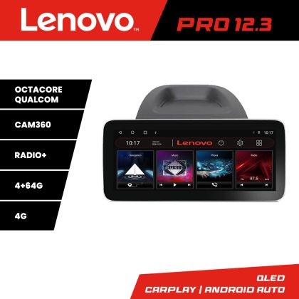 Navigatie Ford Fiesta K-256 Lenovo PRO 4+64 12.3 inch qled android 4G DSP gps internet  8Core