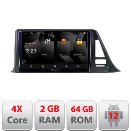 Navigatie Toyota CH-R low 5230-CH-R-A Android Ecran 720P Quad Core 2+64 carplay android auto