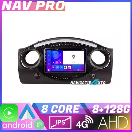 Navigatie Mini intre anii 2004 2006 EDOTEC-LITE Android Ecran 720P Octa Core 8 128 Carplay