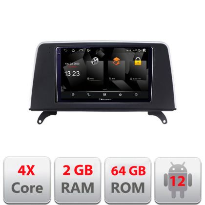 Navigatie BMW X5 X6 2009-2014 CIC Android Ecran 720P Quad Core 2+64 carplay android auto