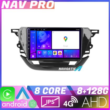 Navigatie Opel Corsa F 2019 EDOTEC-LITE Android Ecran 720P Octa Core 8 128 Carplay
