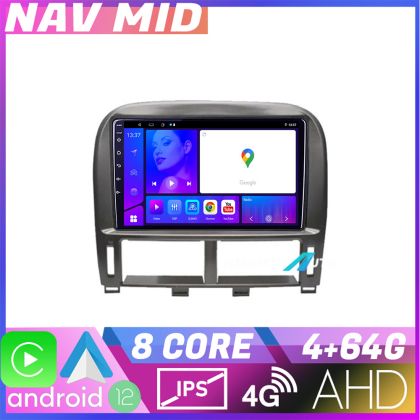 Navigatie Lexus LS 1999 2006 KIT LS 99 EDOTEC-LITE Android Ecran 720P Octa Core 4 64 Carplay