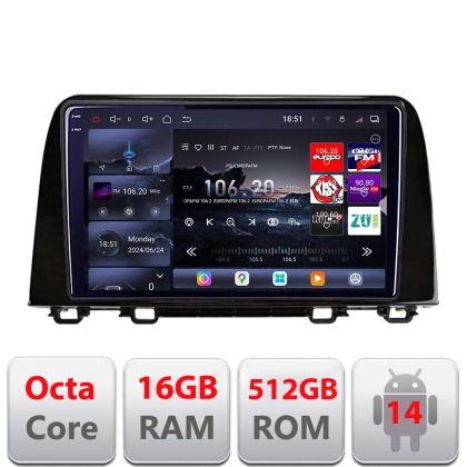 Navigatie Honda CRV 2016-2022 Edotec Kit-CRV19 8 core QLED 2K 12+256GB 360 Android Waze USB Navigatie Internet Youtube Radio