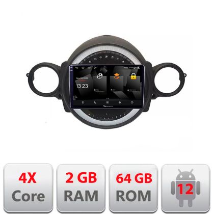 Navigatie Mini 2007-2011 Android Ecran 720P Quad Core 2+64 carplay android auto