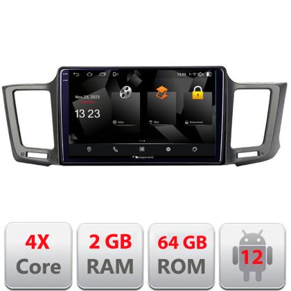 Navigatie Toyota RAV4 5230-247 Android Ecran 720P Quad Core 2+64 carplay android auto