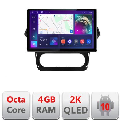 Navigatie dedicata Ford Mondeo 2010-2014 N-MONDEO-CLIMA Edonav ecran 13" 2K 4+32 Android Waze USB Navigatie 4G 360 Toslink You