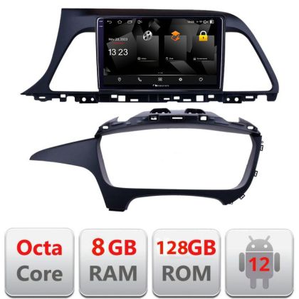 Navigatie Hyundai Sonata 5960Pro-417 Android Octa Core Qualcomm 2K Qled 8+128 DTS DSP 360 4G Optical