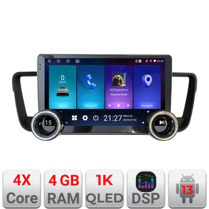 Navigatie Peugeot 508 Kit-5637 Edotec  4+64 10.5 inch Incell 1K android Wifi 5Ghz gps internet