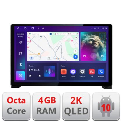 Navigatie dedicata Peugeot 5008 2016-2020 N-5008 Edonav ecran 13" 2K 4+32 Android Waze USB Navigatie 4G 360 Toslink Youtube Ra