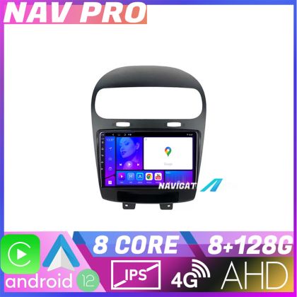 Navigatie Fiat Freemont Dodge Journey 2012 2019 EDOTEC-LITE Android Ecran 720P Octa Core 8 128 Carplay v1