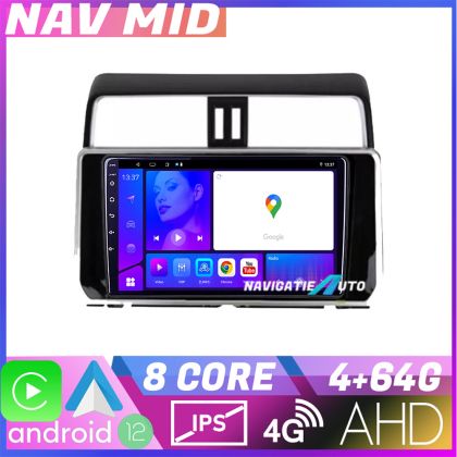 Navigatie Toyota Prado J150 2018 KIT 1065 EDOTEC-LITE Android Ecran 720P Octa Core 4 64 Carplay