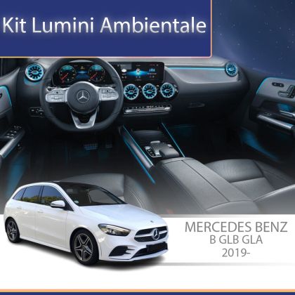 Lumini Ambientale NIGHTVIBE capac suport plafon Mercedes B  GLB  GLA control pe sistemul original sau telefon