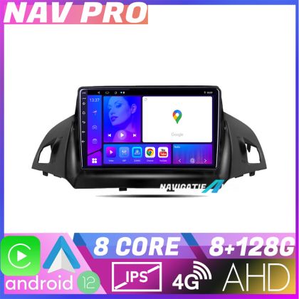 Navigatie Ford Kuga 2013 2017 KIT 362 EDOTEC-LITE Android Ecran 720P Octa Core 8 128 Carplay