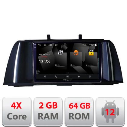 Navigatie Bmw F10 NBT 2012-2016 Android Ecran 720P Quad Core 2+64 carplay android auto